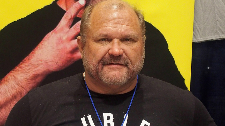 Arn Anderson wearing a black t-shirt