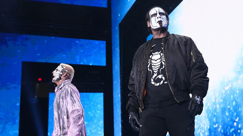 Darby Allin and Sting soak it all in