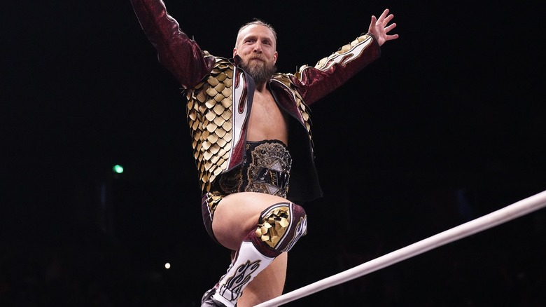 Bryan Danielson raises his arms