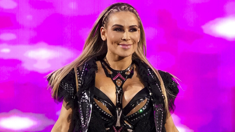 Natalya smiling