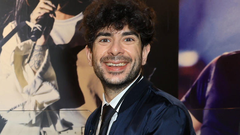 Tony Khan smiling