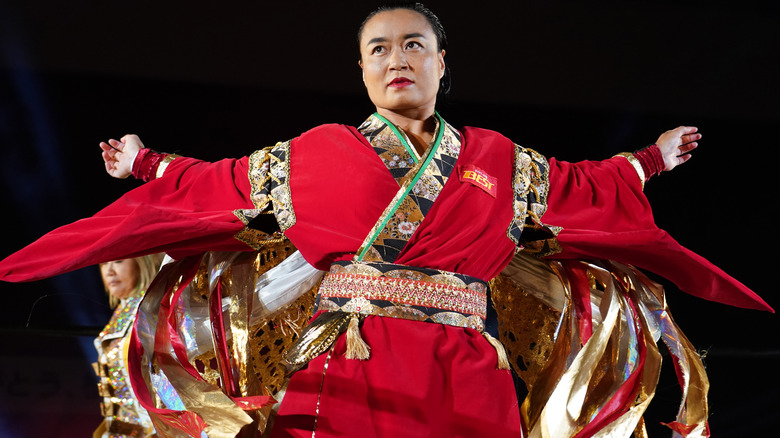 Meiko Satomura in the ring