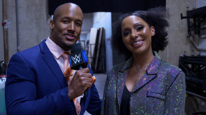 Byron Saxton with Alicia Taylor