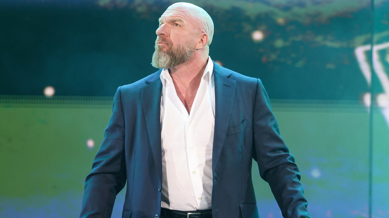 Paul "Triple H" Levesque makes his entrance