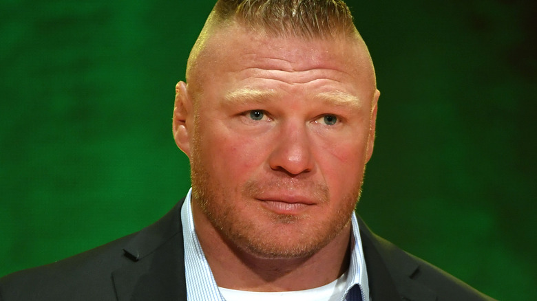 Brock Lesnar speaking