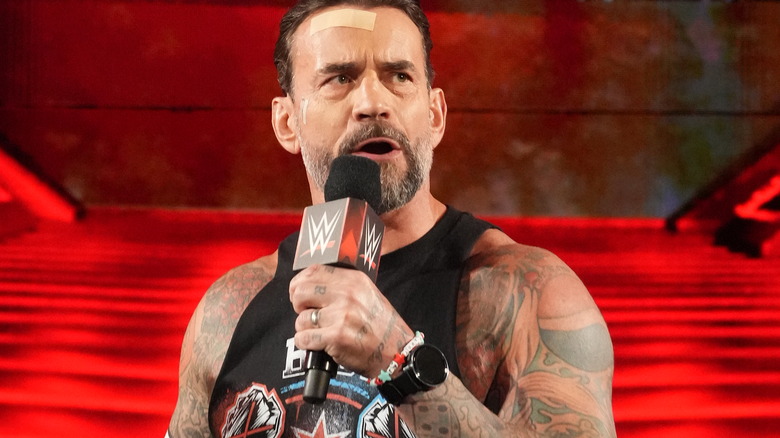 CM Punk cuts a promo follow Hell in a Cell