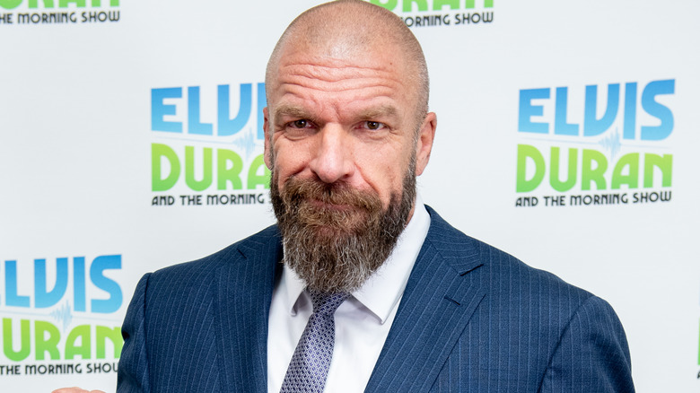 Paul "Triple H" Levesque grinning