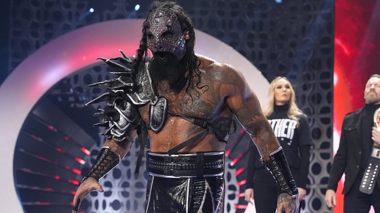 Killswitch on his way to the ring. "AEW Dynamite," March 2024