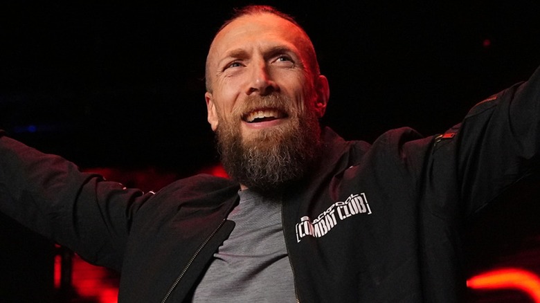 Bryan Danielson greets the AEW fans