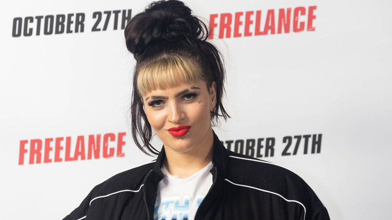 Steph De Lander attends Freelance premiere