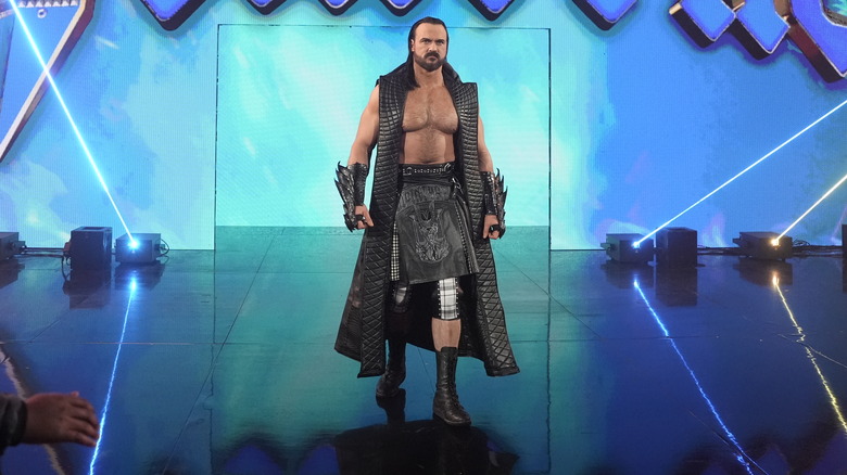 Drew McIntyre making his entrance