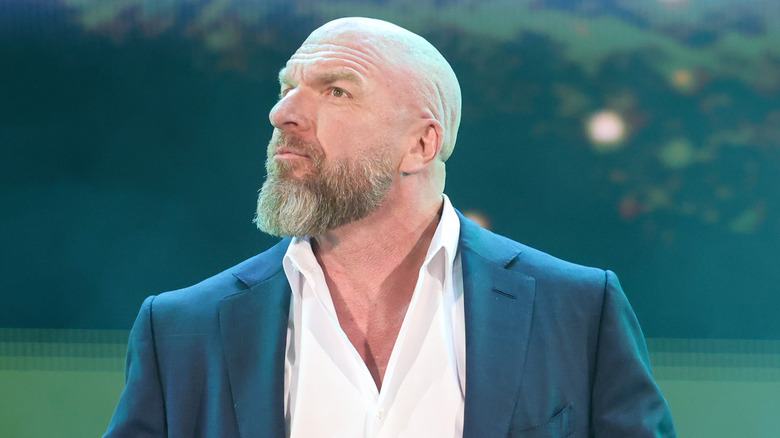 Triple H makes his entrance