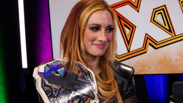 Becky Lynch smiling