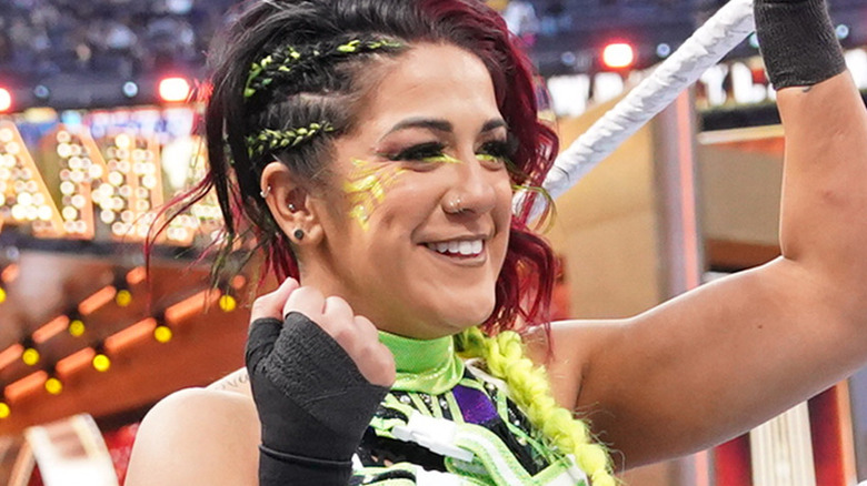 Bayley smiling 