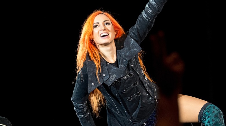 Becky Lynch smiling