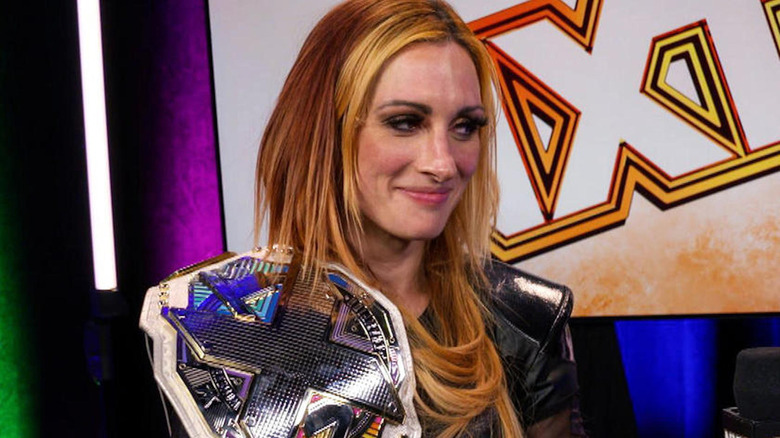 Becky Lynch defending NXT Women's Championship against Tiffany Stratton at  No Mercy