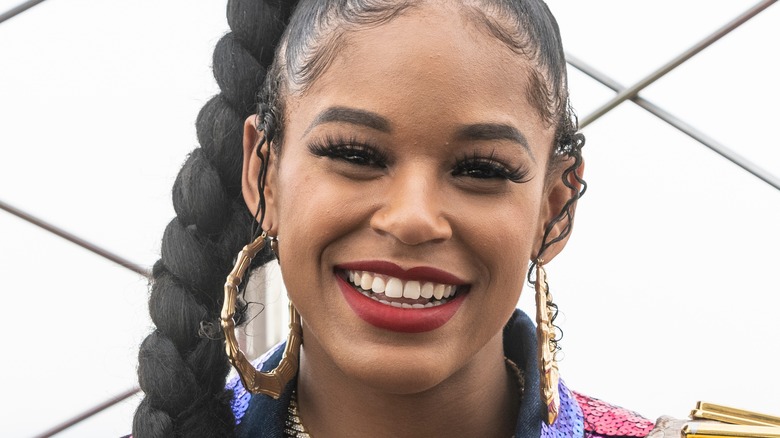 Bianca Belair smiling