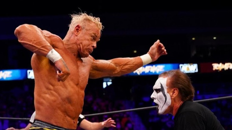 Billy Gunn Punches Sting