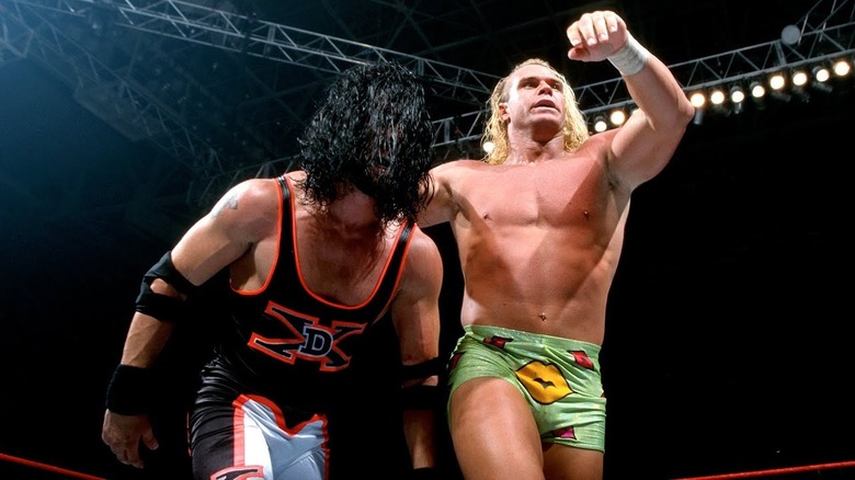 Billy Gunn dragging X-Pac