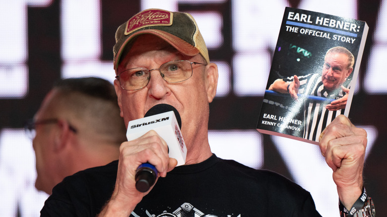 Earl Hebner attends SiriusXM's "Busted Open" WrestleMania Party at 2300 Arena on April 06, 2024 in Philadelphia, Pennsylvania.