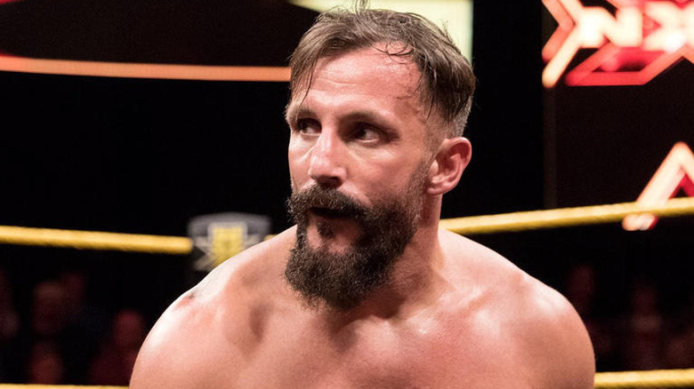 Bobby Fish performing in WWE