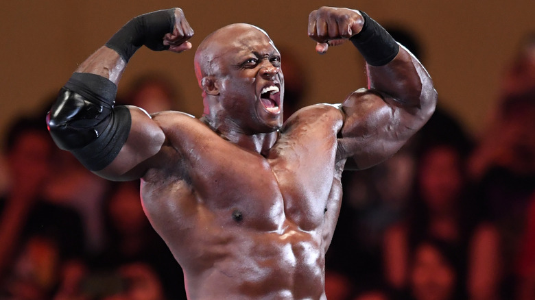 Bobby Lashley enters the ring during the WWE Live Tokyo at Ryogoku Kokugikan on June 29, 2019 in Tokyo, Japan.