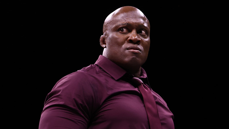 Bobby Lashley scowls on AEW Dynamite