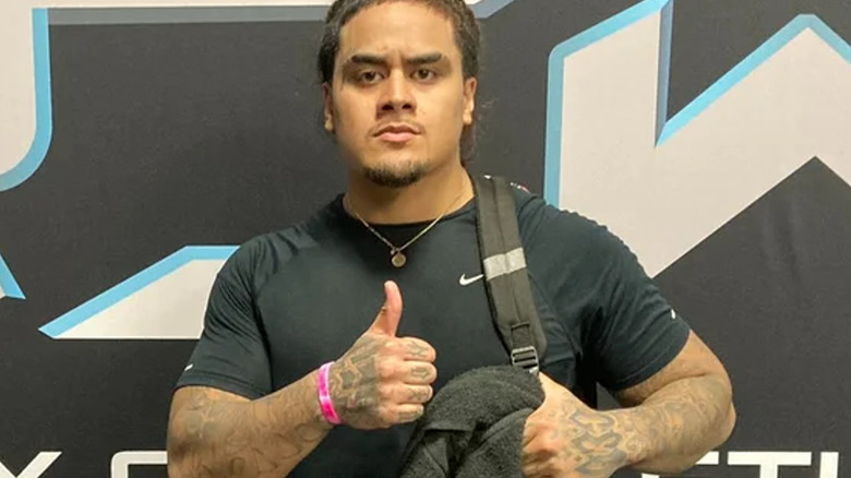 Zilla Fatu Giving The Thumbs Up 