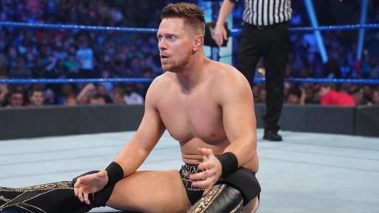 The Miz looking shocked inside the ring 