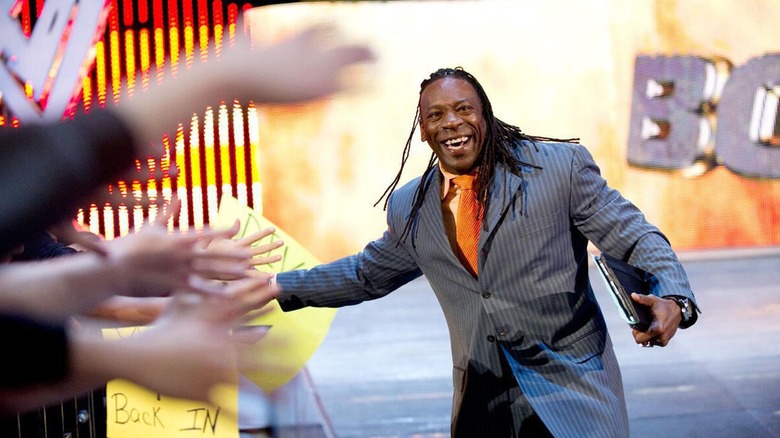 Booker T making his entrance