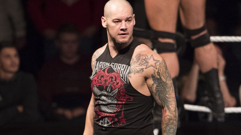 Baron Corbin, looking out into the crowd 
