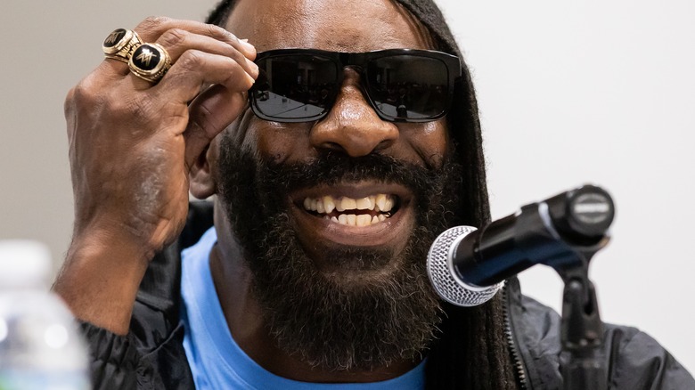 Booker T smiling