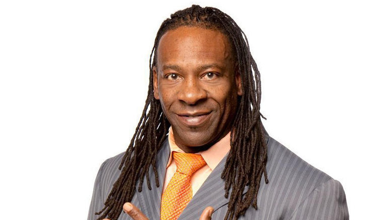 Booker T with hand up