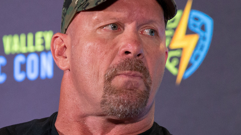 Steve Austin looking away