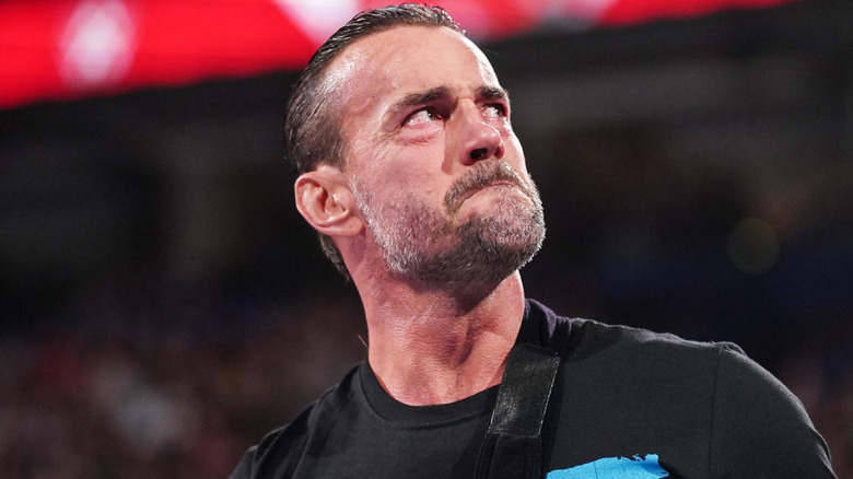 CM Punk, visibly upset