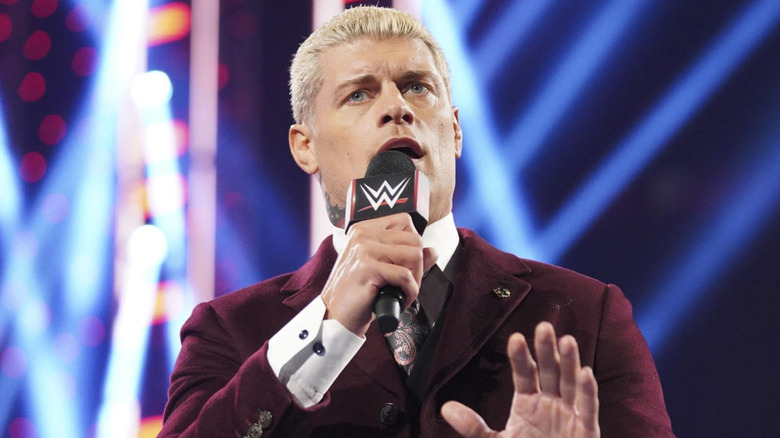 Cody Rhodes speaking on Raw