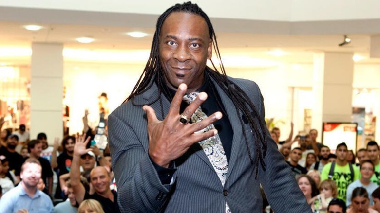 Booker T promoting WWE during an Australian tour