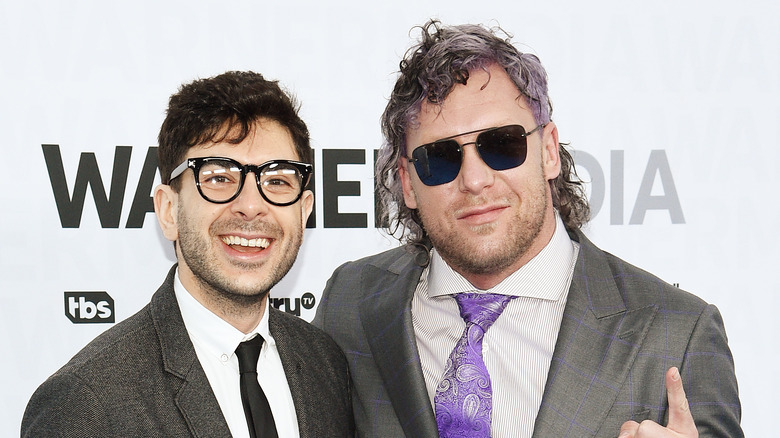 Tony Khan with EVP Kenny Omega