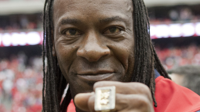 Booker T with his HOF ring