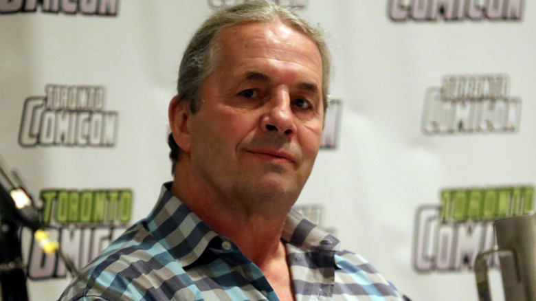 Bret Hart giving the side-eye