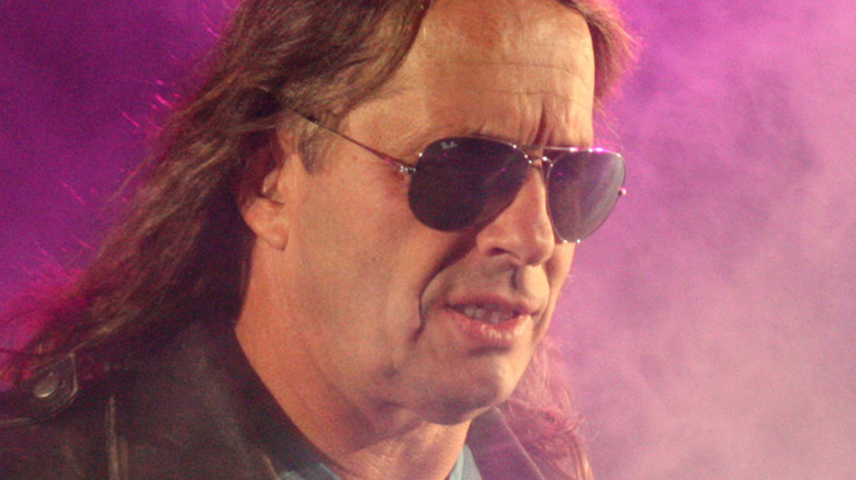 Bret Hart sporting sunglasses