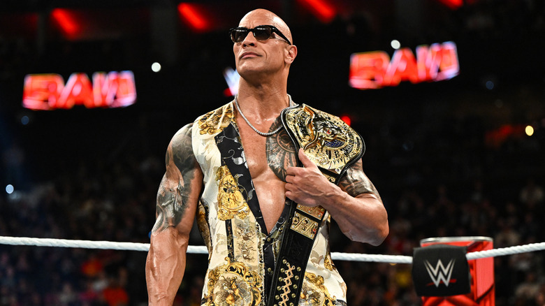 The Rock on WWE Raw