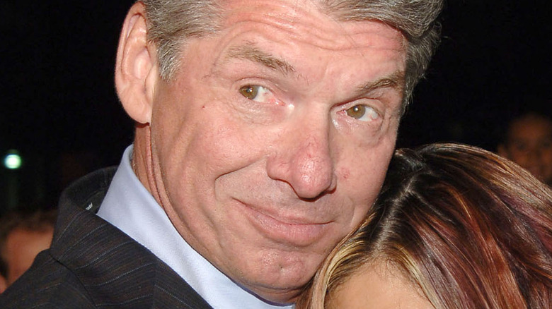 Vince McMahon staring