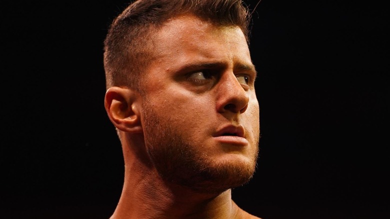 MJF looks to the side