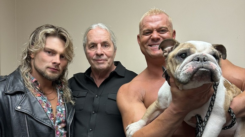 Brian Pillman Jr. Bret Hart and Harry Smith