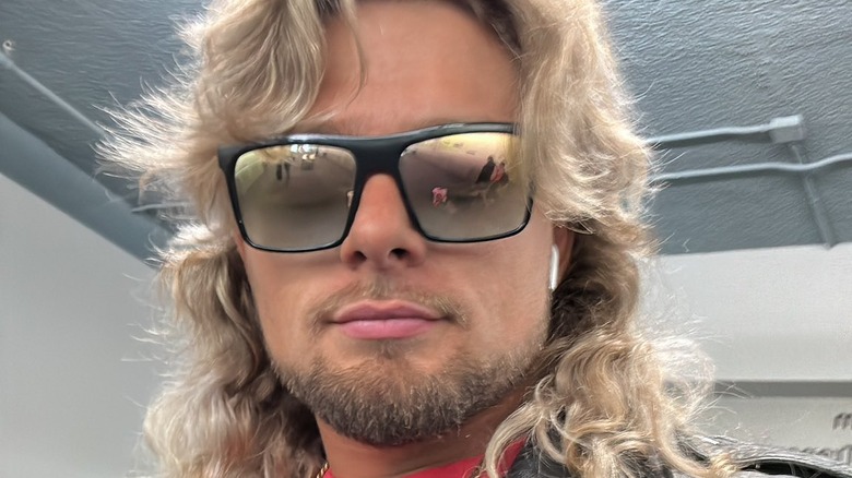 Brian Pillman Jr. smiles