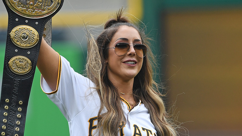 Britt Baker during her AEW Women's World Champion days