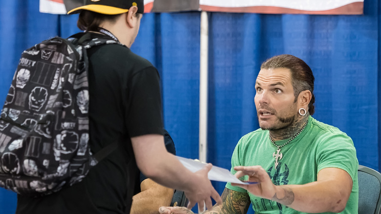 Jeff Hardy at a signing