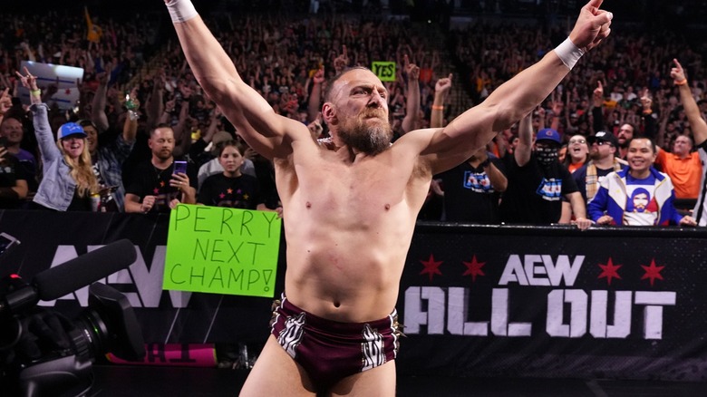 Bryan Danielson, doing his signature pose