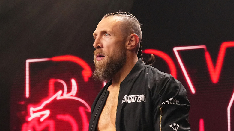 Bryan Danielson making his entrance at AEW x NJPW Forbidden Door 2023